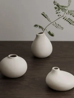 Discount Set de jarrones pequeños de porcelana Nona, 3 uds. Jarrones|Jarrones