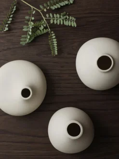 Discount Set de jarrones pequeños de porcelana Nona, 3 uds. Jarrones|Jarrones