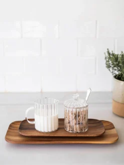 Azucareros Y Lecheras|Vajillas Completas>Andrea House Set de lechera y azucarera Brilia, 3 pzas.