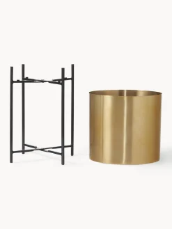 Set de maceteros de metal Mina, 2 uds. Maceteros|Jarrones