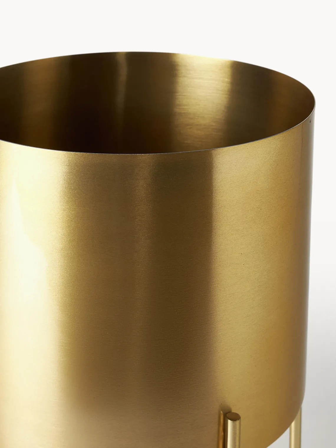 Maceteros|Jarrones>Westwing Collection Set de maceteros de metal Mina, 2 uds. Dorado