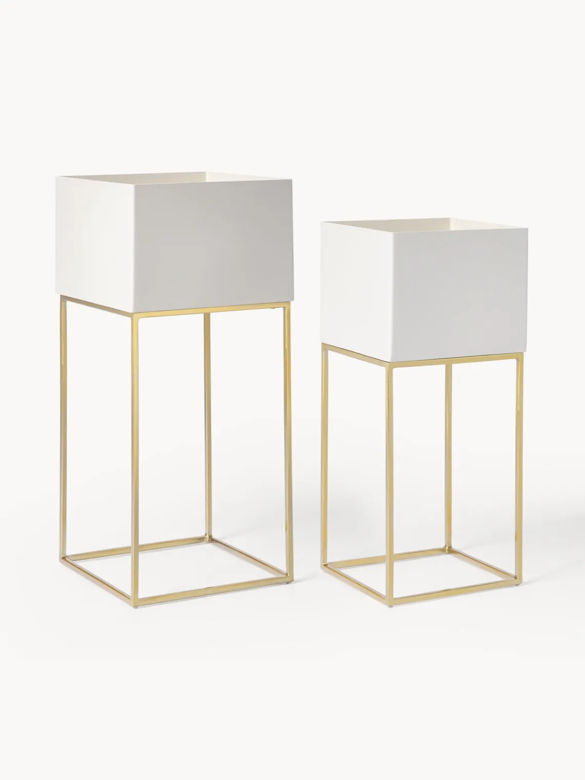 Maceteros|Jarrones>Westwing Collection Set de maceteros de metal Palesa, 2 uds.