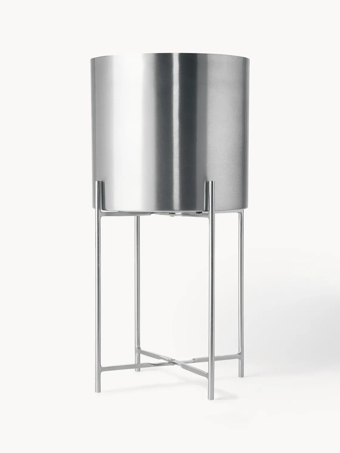 Maceteros|Jarrones>Westwing Collection Set de maceteros de metal Mina, 2 uds. Plateado