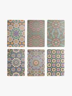 Hot Set de manteles individuales doble cara de plástico Marrakesch, 6 pzas. Manteles Individuales|Vajillas Completas