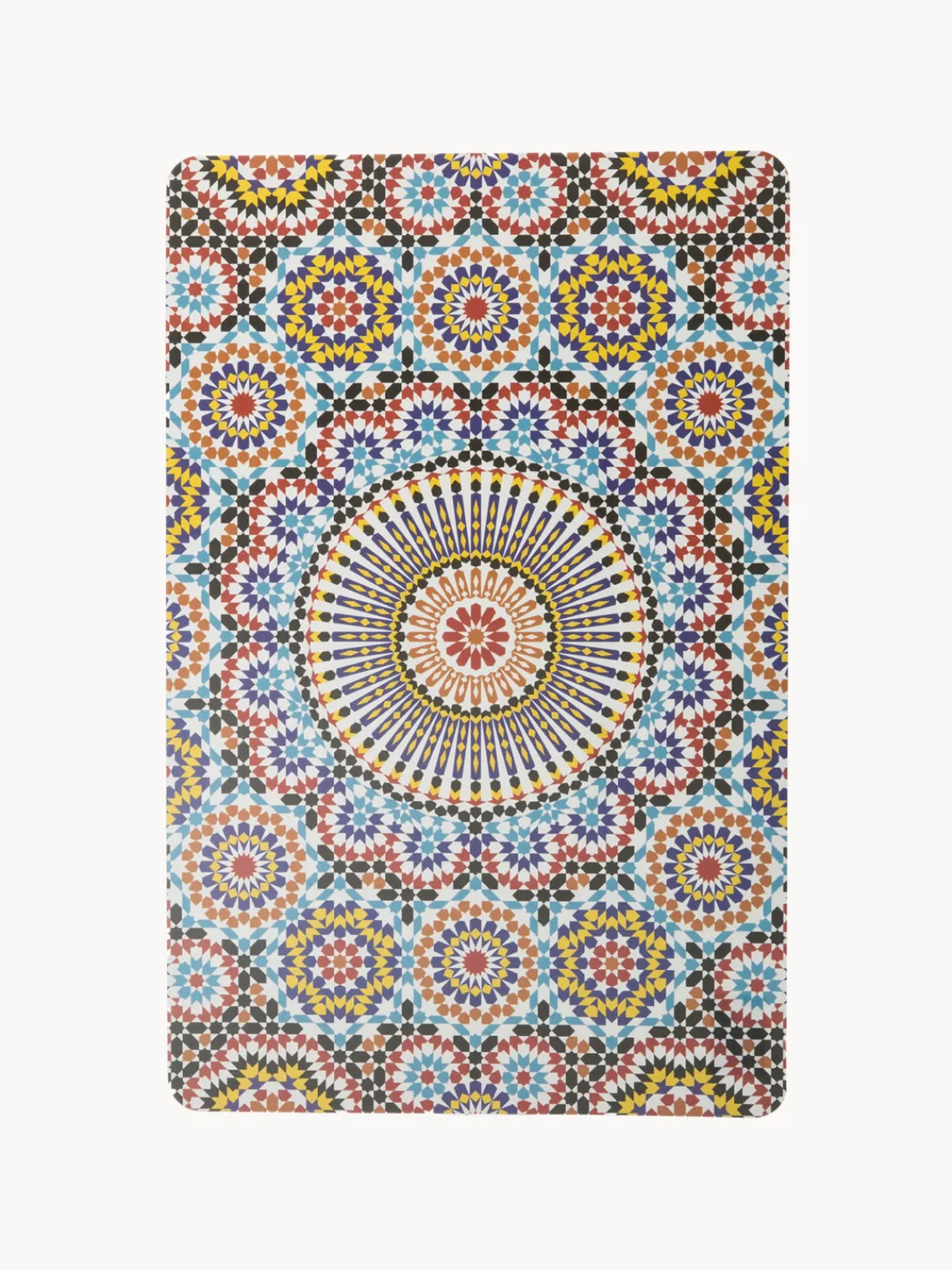 Hot Set de manteles individuales doble cara de plástico Marrakesch, 6 pzas. Manteles Individuales|Vajillas Completas