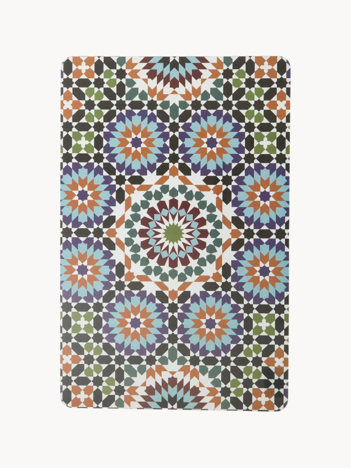 Hot Set de manteles individuales doble cara de plástico Marrakesch, 6 pzas. Manteles Individuales|Vajillas Completas