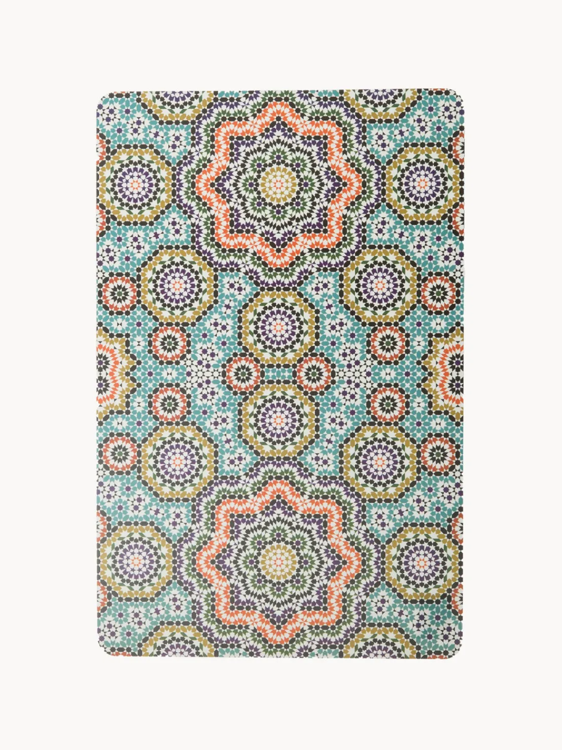 Hot Set de manteles individuales doble cara de plástico Marrakesch, 6 pzas. Manteles Individuales|Vajillas Completas