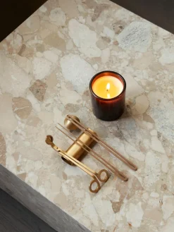 Velas Decorativas|Jarrones>Audo Copenhagen Set de mantenimiento de velas Clip, 4 pzas. Latón