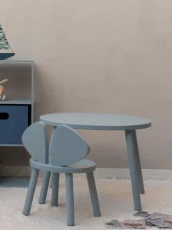 Decoración Infantil|Mesas Y Sillas Infantiles>Nofred Set de mesa infantil con silla Mouse, 2 pzas. Verde salvia
