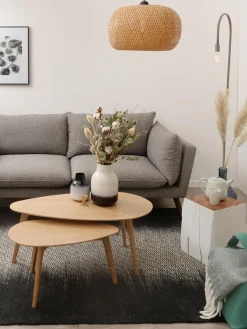 Outlet Set de mesas de centro de roble Bloom, 2 uds. Mesas De Centro|Mesas De Centro