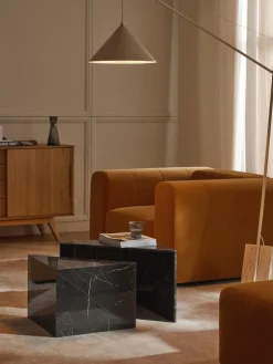 New Set de mesas de centro en look mármol Vilma, 2 uds. Mesas De Centro|Mesas De Centro