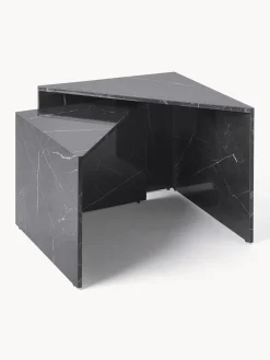 New Set de mesas de centro en look mármol Vilma, 2 uds. Mesas De Centro|Mesas De Centro