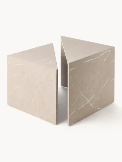 Best Set de mesas de centro en look mármol Vilma, 2 uds. Mesas De Centro|Mesas De Centro