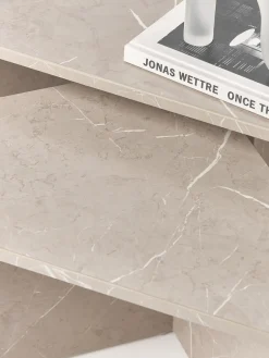 Best Set de mesas de centro en look mármol Vilma, 2 uds. Mesas De Centro|Mesas De Centro