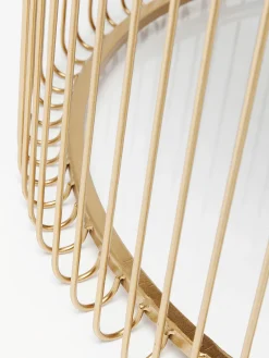 Clearance Set de mesas de centro Wire, 2 uds., tablero de vidrio Mesas De Centro|Mesas De Centro