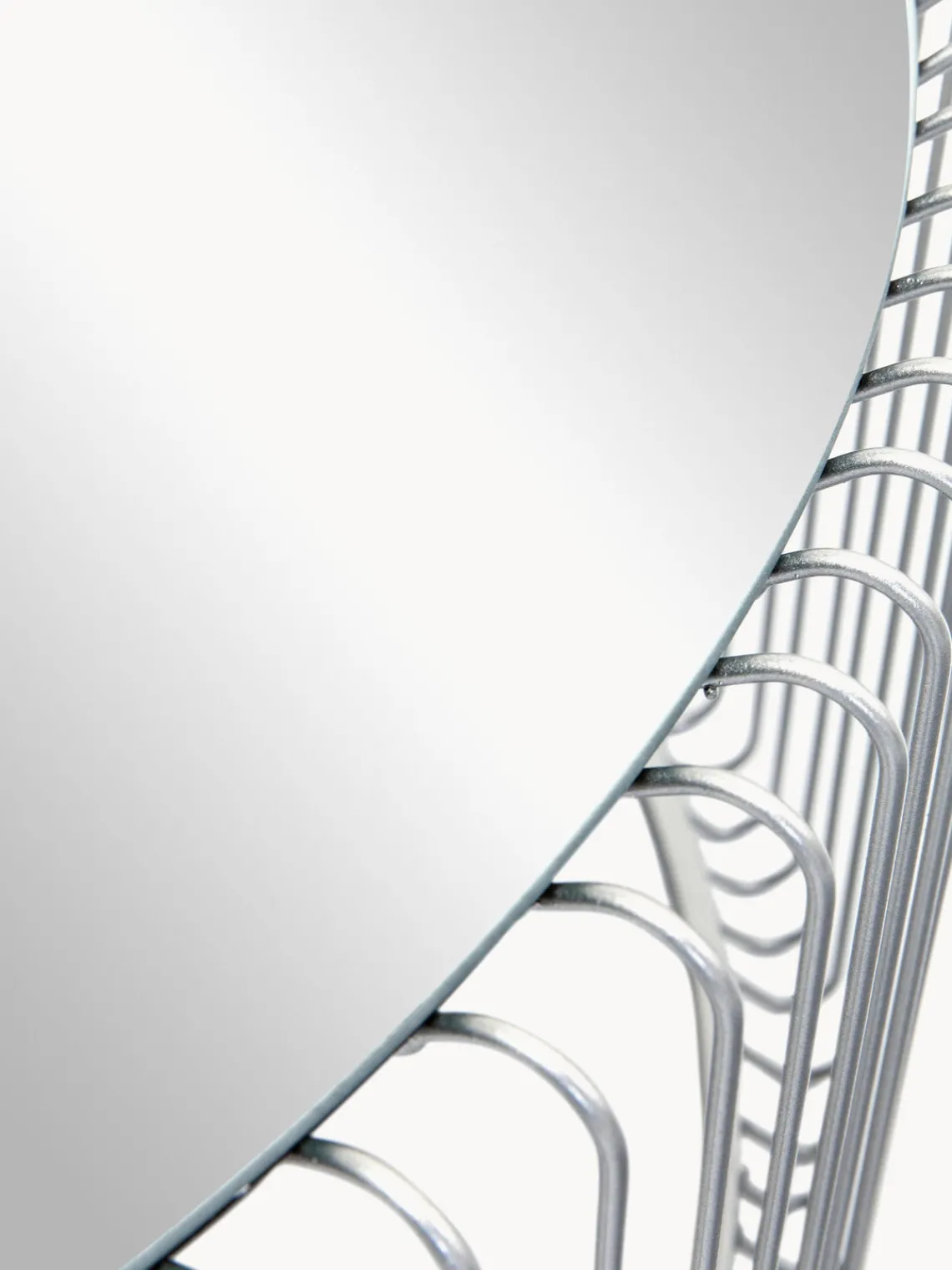 Mesas De Centro|Mesas De Centro>Kare Design Set de mesas de centro Wire, 2 uds., tablero de vidrio Plateado