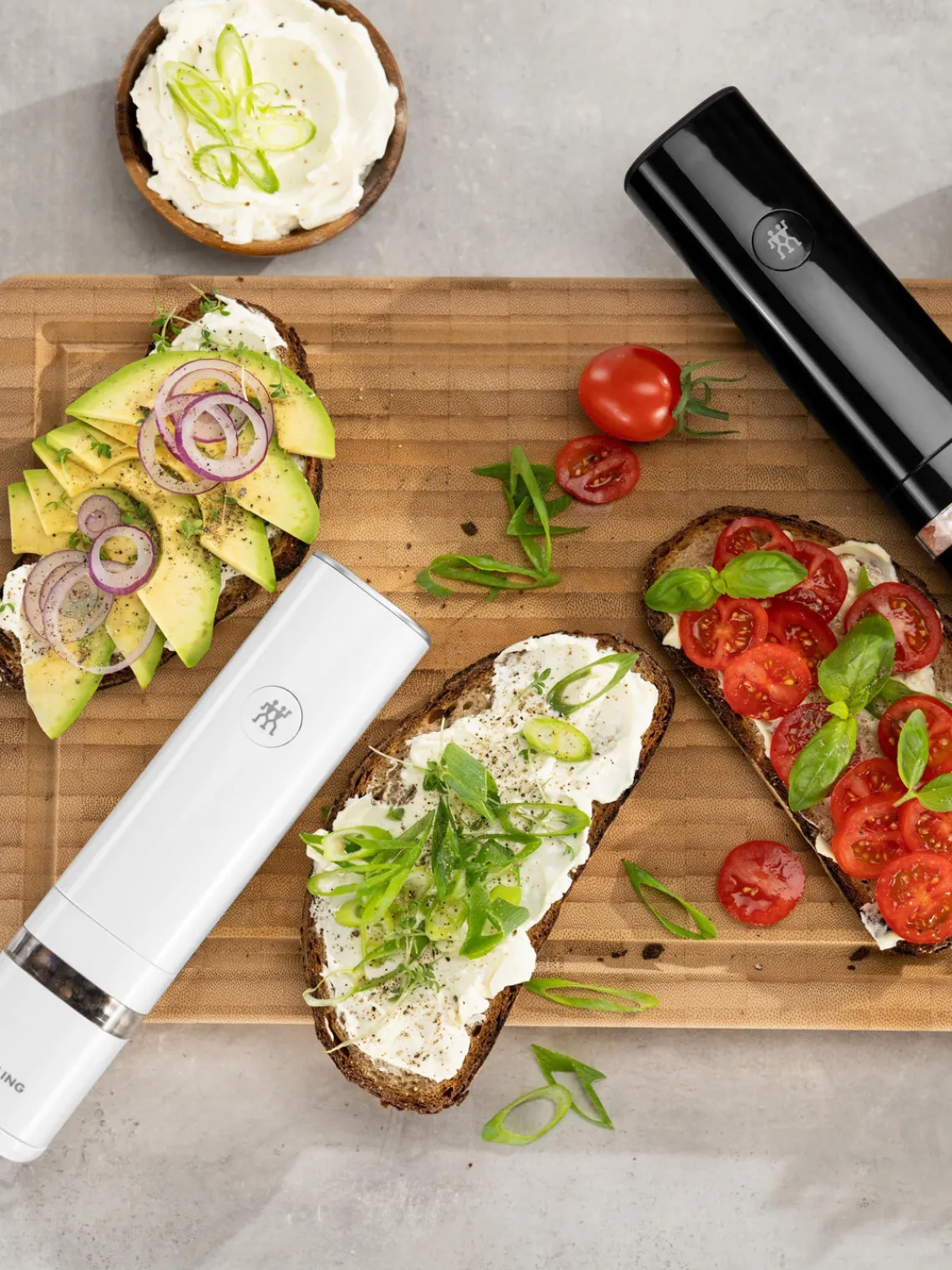 Sale Set de molinillos eléctrico de sal y pimienta Enfinigy, 2 uds. Molinillos De Especias|Molinillos De Especias