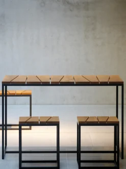 Discount Set de muebles de jardín de madera de robinia Alois, 4 pzas. Conjuntos Jardín|Muebles De Jardín