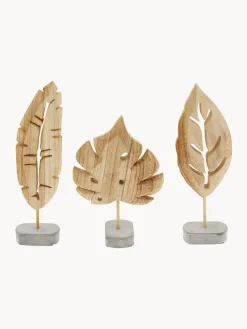 Figuras Decorativas|Decoración> Set de piezas decorativas Blatt, 3 pzas.