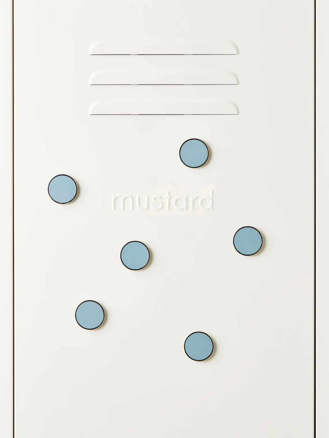 Material De Oficina|Material De Oficina>Mustard Made Set de pines magnéticos The Buttons, 6 uds. Azul claro, plateado