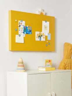 Material De Oficina|Material De Oficina>Mustard Made Set de pines magnéticos The Buttons, 6 uds. Amarillo claro, plateado