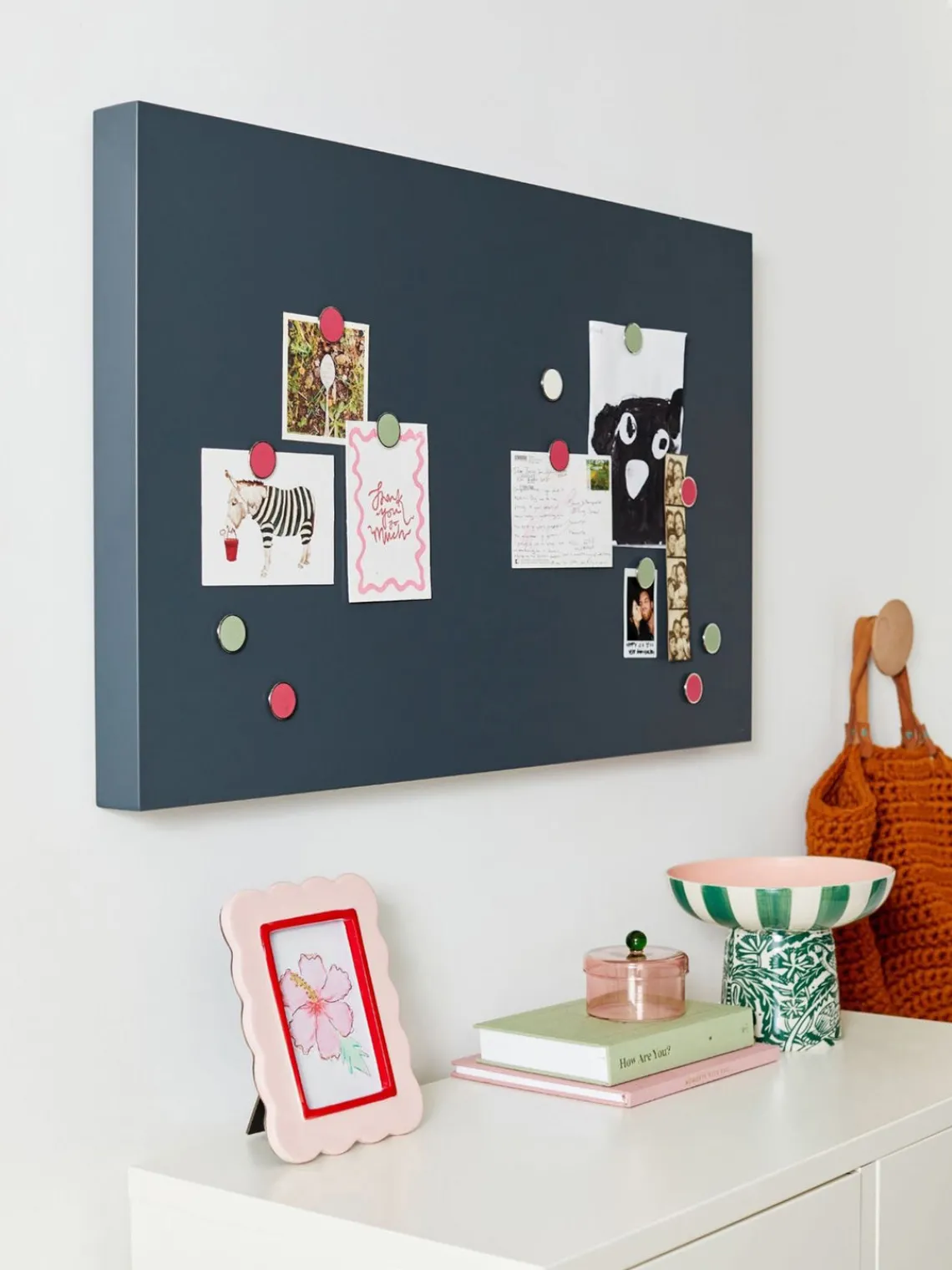 Material De Oficina|Material De Oficina>Mustard Made Set de pines magnéticos The Buttons, 6 uds. Rosa palo, plateado