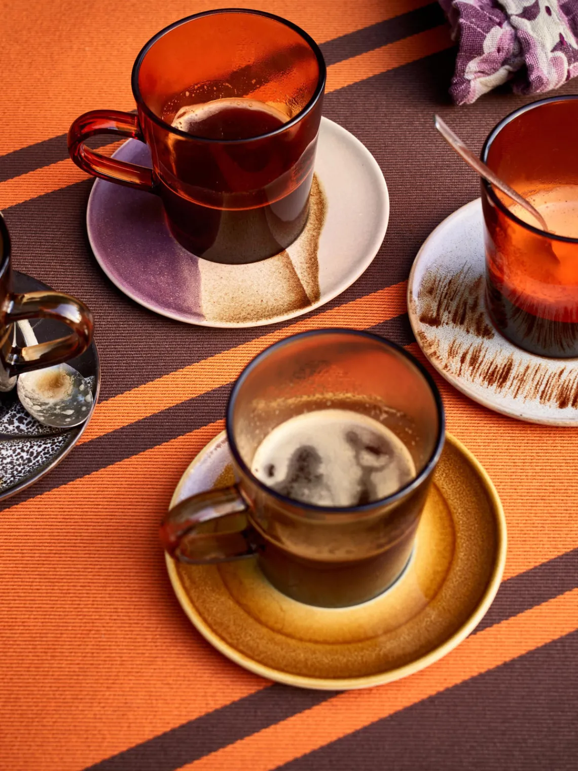 Tazas Y Mugs|Vajillas Completas>HKLIVING Set de platitos 70's, 4 uds.