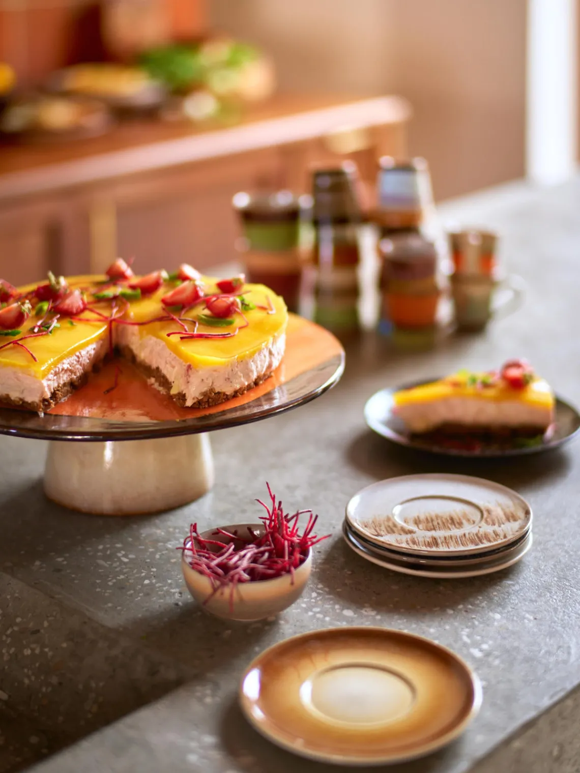 Tazas Y Mugs|Vajillas Completas>HKLIVING Set de platitos 70's, 4 uds.