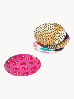 Discount Set de platos postre de porcelana de diseño Carol, 4 uds. Platos De Postre|Vajillas Completas