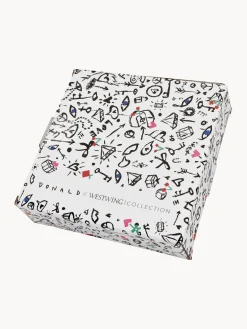 Discount Set de platos postre de porcelana de diseño Carol, 4 uds. Platos De Postre|Vajillas Completas