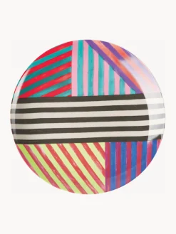 Discount Set de platos postre de porcelana de diseño Carol, 4 uds. Platos De Postre|Vajillas Completas