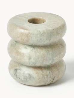 Set de portavelas y candelabros 2en1 de mármol Orta, 2 uds. Jarrones|Portavelas