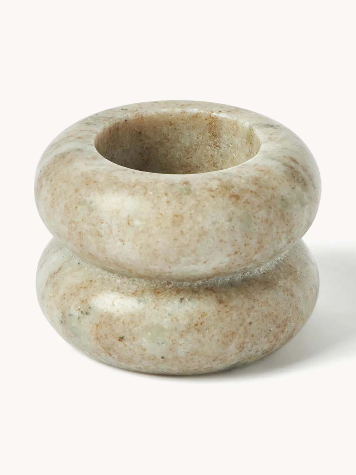 Set de portavelas y candelabros 2en1 de mármol Orta, 2 uds. Jarrones|Portavelas