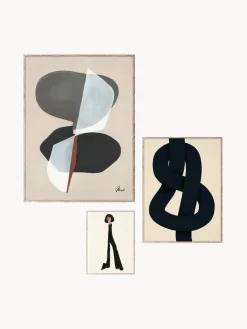 Cuadros Y Láminas Decorativas|Jarrones>Paper Collective Set de pósters con marcos Artwall no. 06, 3 uds.