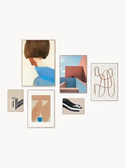 Cuadros Y Láminas Decorativas|Jarrones>Paper Collective Set de pósters con marcos Artwall no. 19, 6 uds.