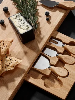 Tablas De Cortar|Utensilios De Cocina>ladelle Set de tabla y cuchillos de queso Fromagerie, 5 pzas.