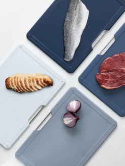 Tablas De Cortar|Utensilios De Cocina>Joseph Joseph Set de tablas de cortar con soporte Folio, 4 pzas.