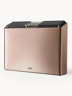 Tablas De Cortar|Utensilios De Cocina>Joseph Joseph Set de tablas de cortar con soporte Folio, 5 pzas. Dorado, negro