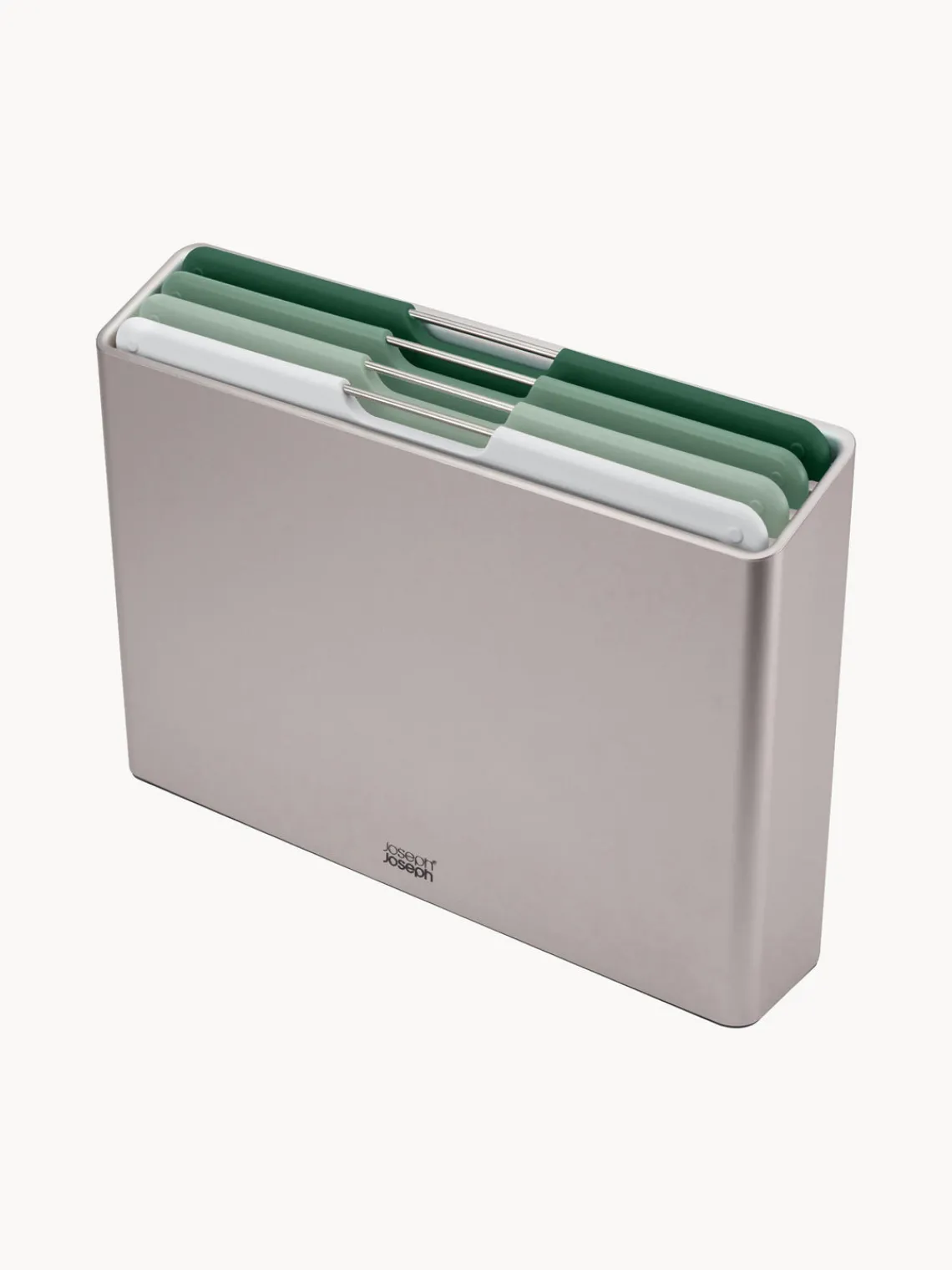 Tablas De Cortar|Utensilios De Cocina>Joseph Joseph Set de tablas de cortar con soporte Folio, 5 pzas. Plateado, tonos verdes