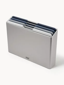 Tablas De Cortar|Utensilios De Cocina>Joseph Joseph Set de tablas de cortar con soporte Folio, 5 pzas. Plateado, tonos grises y azules