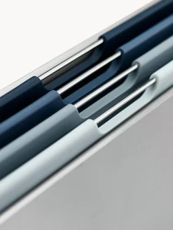 Tablas De Cortar|Utensilios De Cocina></noscript>Joseph Joseph Set de tablas de cortar con soporte Folio, 5 pzas. Plateado, tonos grises y azules