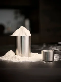 Set de tazas medidoras de acero inoxidable Singles, 2 uds. Utensilios De Cocina