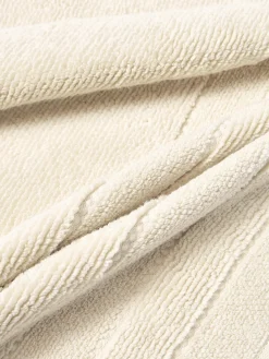 Toallas|Mantas>Westwing Collection Set de toallas con borde a rayas Luxe, tamaños diferentes Blanco Off White