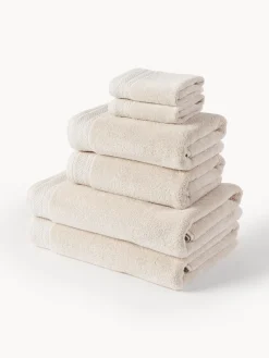 Best Set de toallas de algodón ecológico Premium, tamaños diferentes Mantas|Toallas