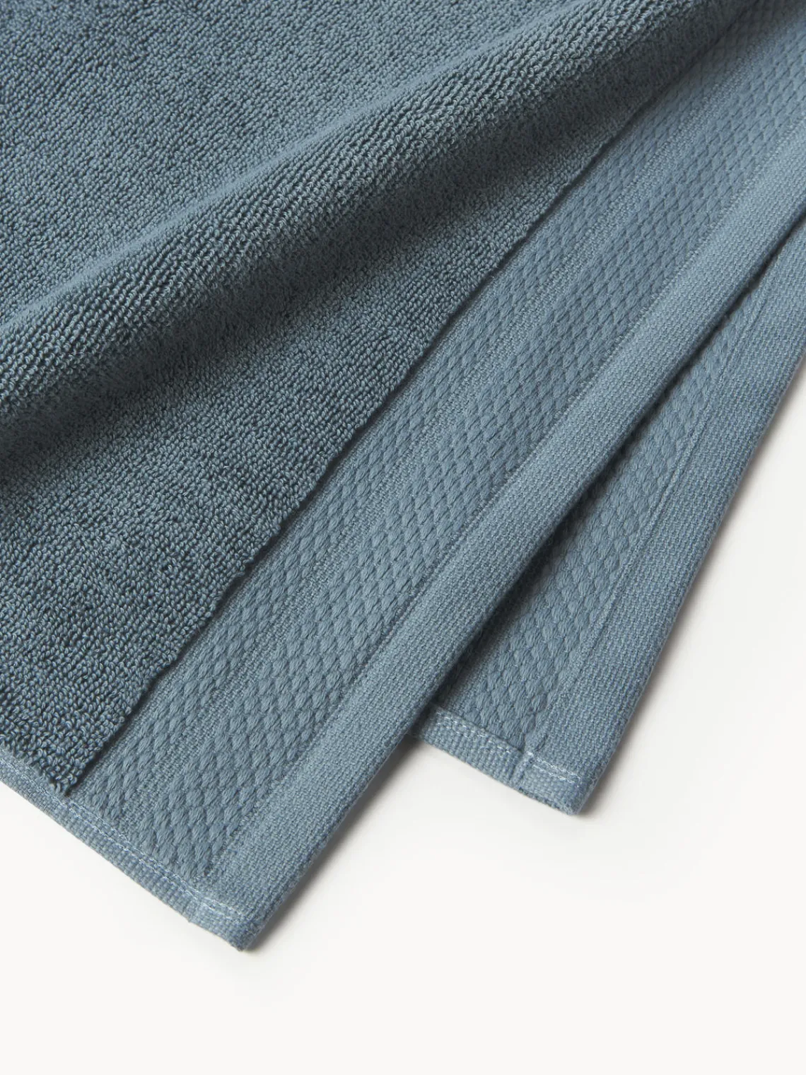 Toallas|Mantas>Westwing Collection Set de toallas de algodón ecológico Premium, tamaños diferentes Azul petróleo