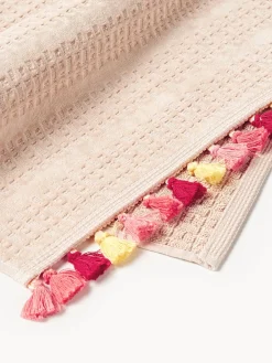 New Set de toallas de terciopelo con flecos Tallulah, tamaños diferentes Toallas|Mantas