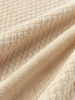 Toallas|Mantas></noscript>Westwing Collection Set de toallas Katharina, tamaños diferentes Beige