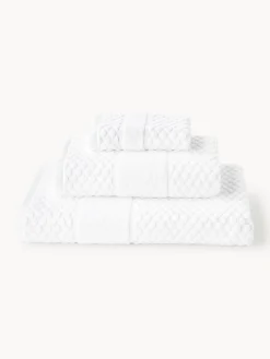 Toallas|Mantas>Westwing Collection Set de toallas Katharina, tamaños diferentes Blanco