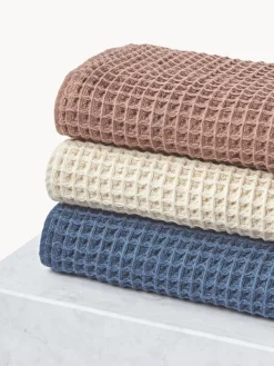 Clearance Set de toallas texturizadas Ines, tamaños diferentes Toallas|Mantas