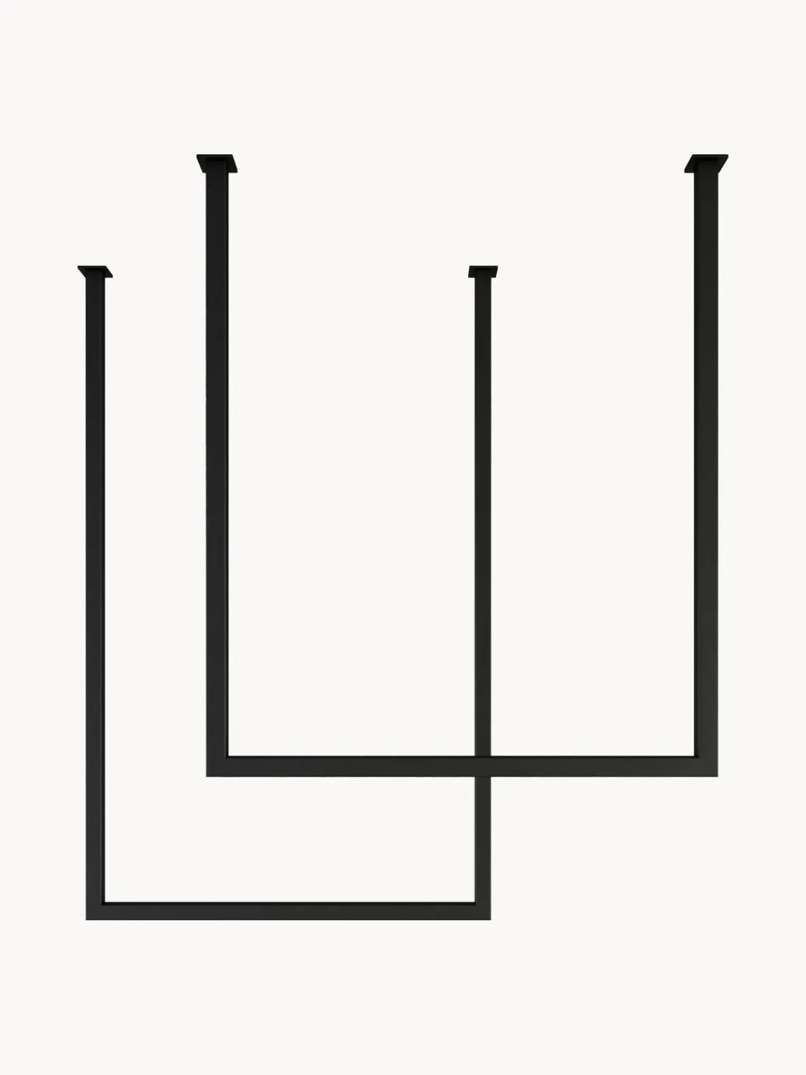 Toalleros|Jarrones>Metallbude Set de toalleros de metal Tensi, 2 uds.